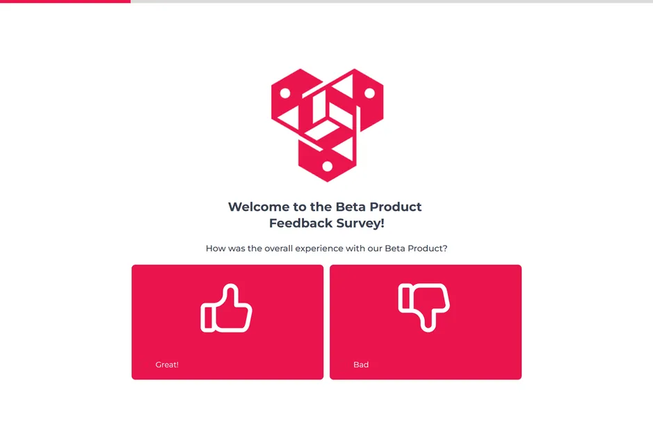 Beta Product Feedback Survey Template template image