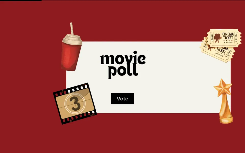 Movie Poll Template template image