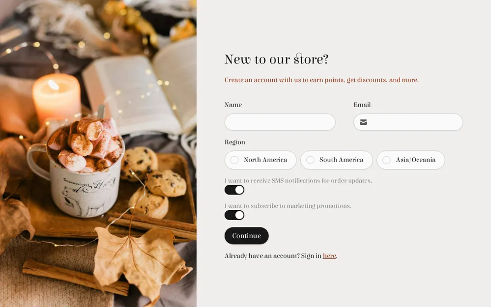 New Customer Registration Form Template template image