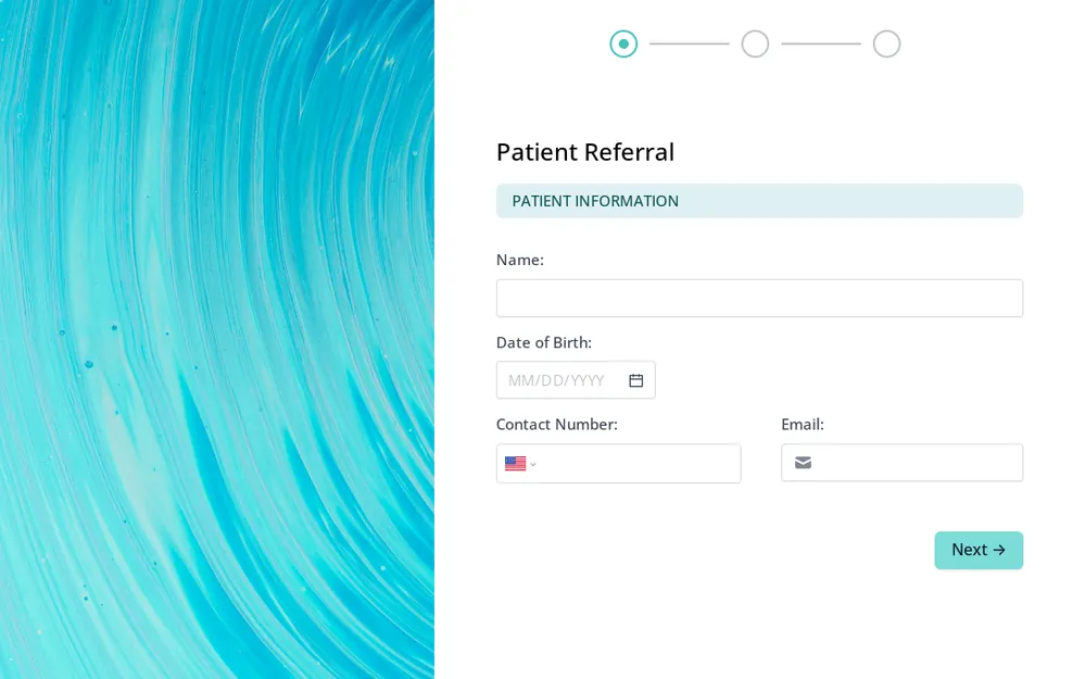 Patient Referral Form Template template image