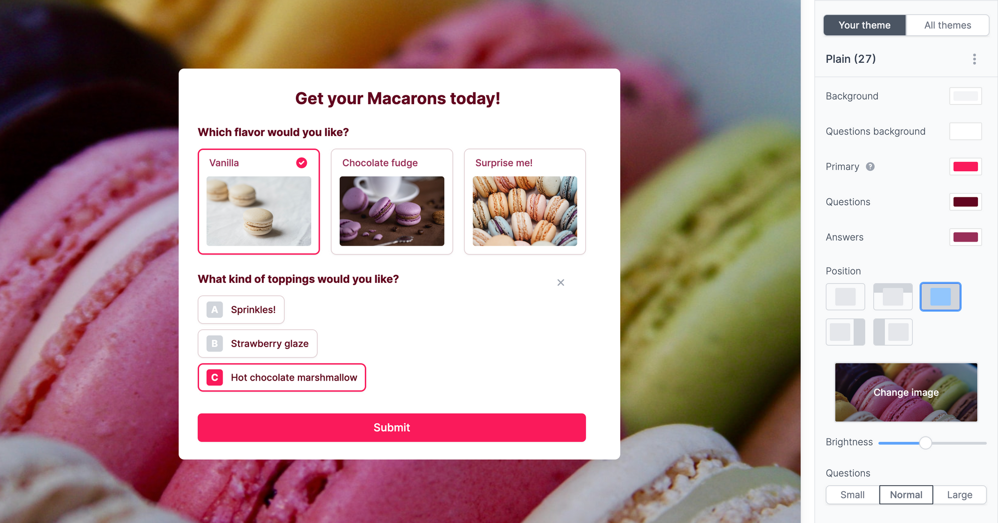 Create forms with style