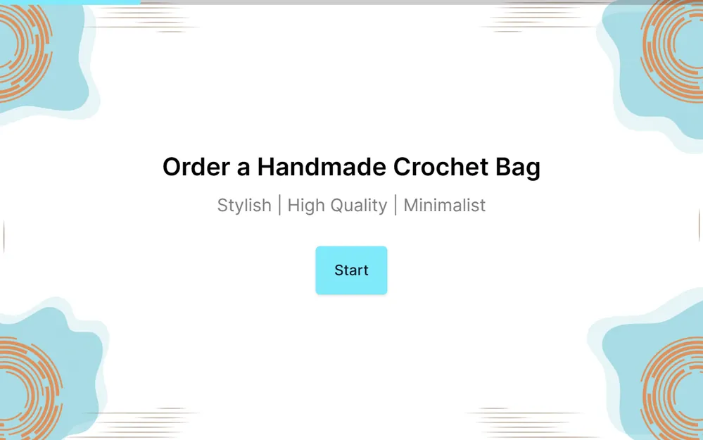 Modèle de formulaire de commande de sacs template preview