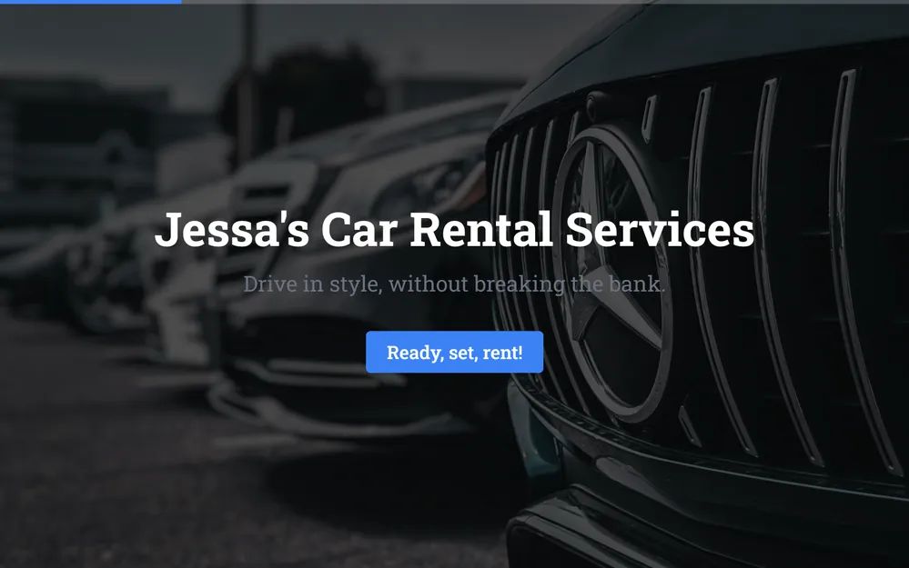 Car Rental Form Template template preview