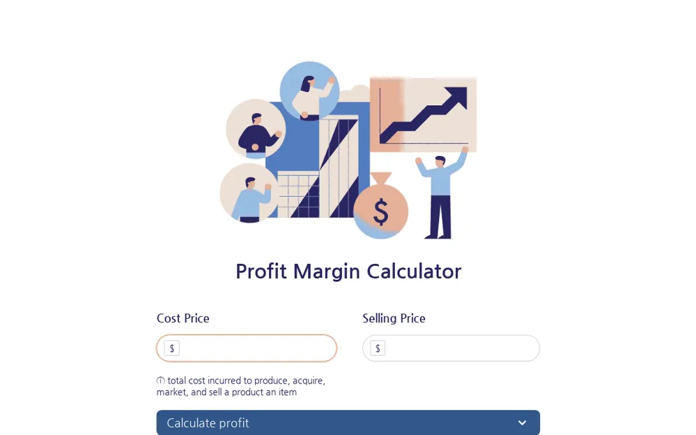 E-commerce Profit Calculator template preview