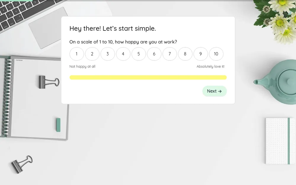 Employee Engagement Survey Template template preview