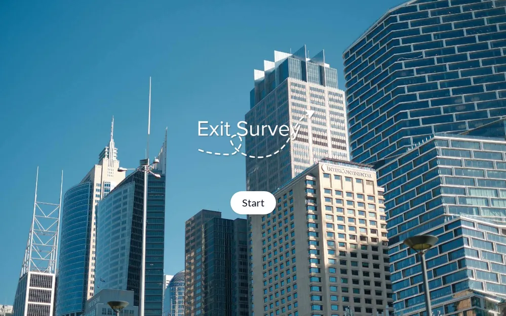 Exit Survey Template template preview