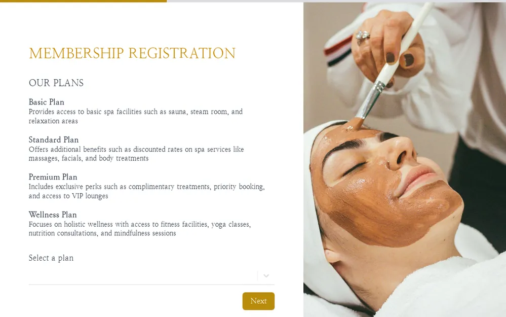 Membership Form Template template preview