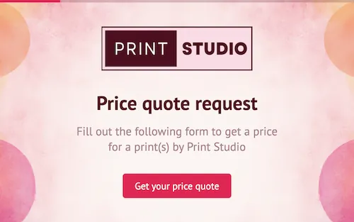 Price Quote Request Form Template template preview