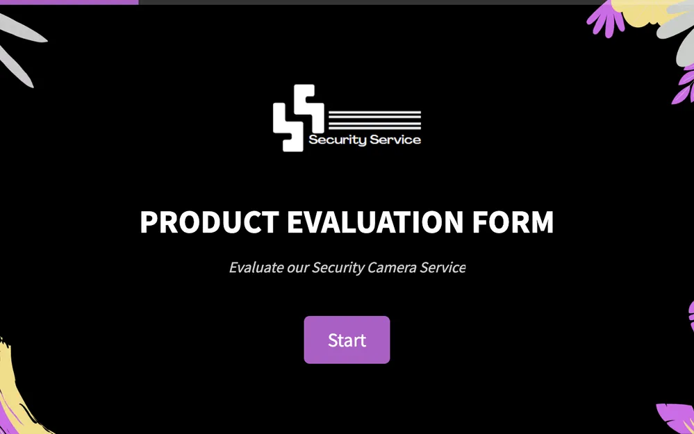 Product Evaluation Form Template template preview