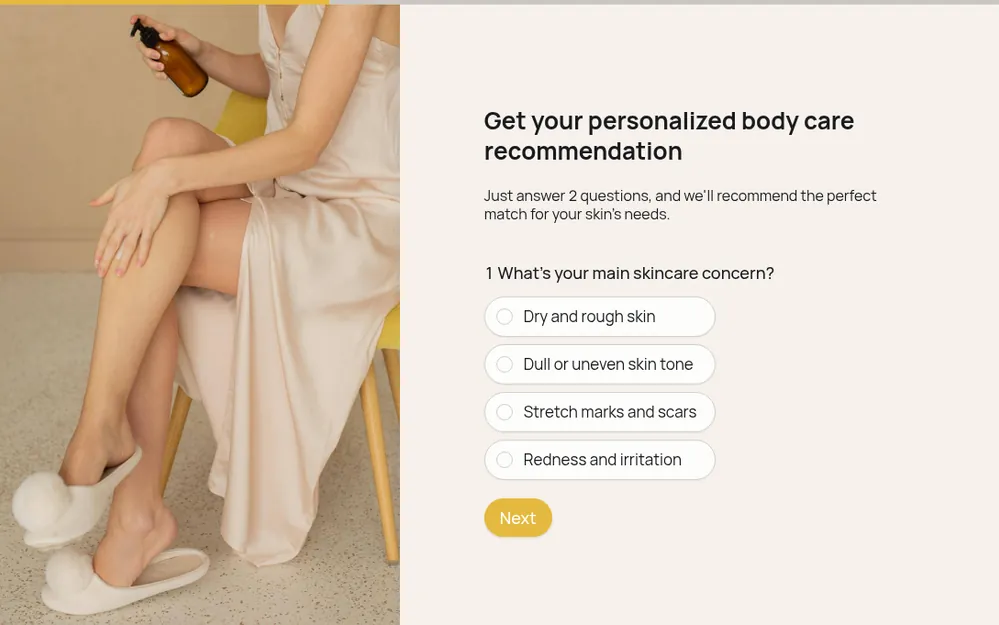 Product Recommendation Form Template template preview