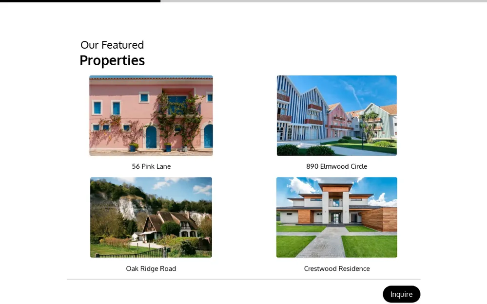 Property Inquiry Form Template template preview