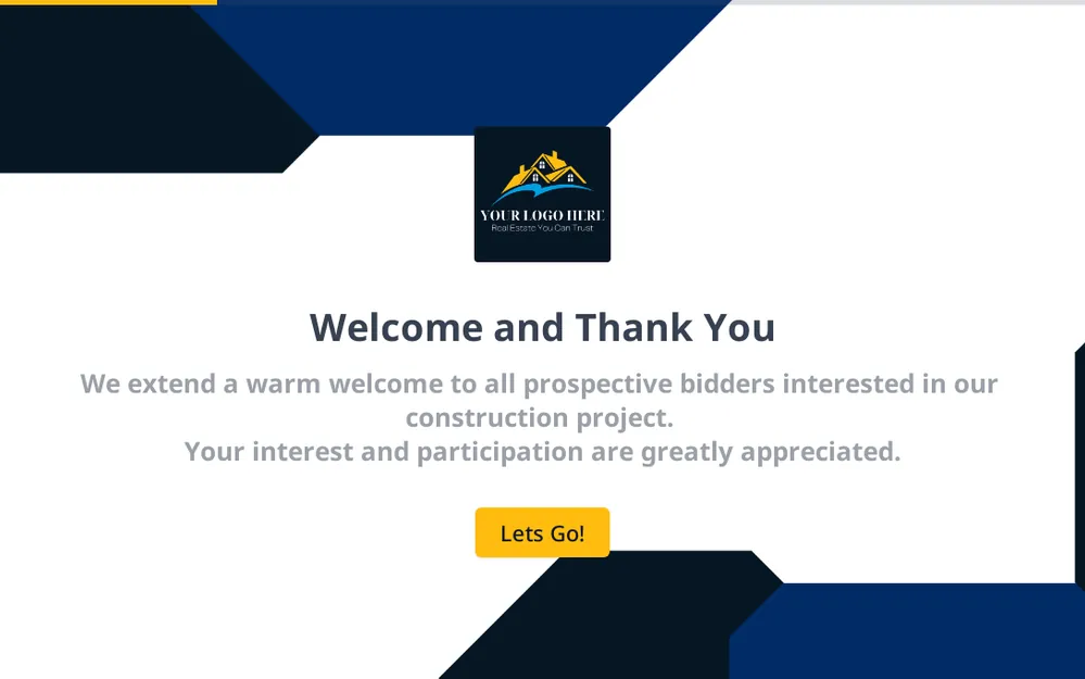 Request to Join Construction Bid Form Template template preview