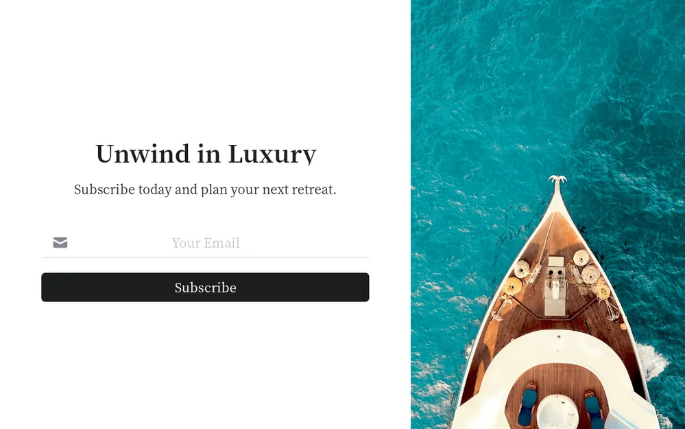 Subscription Form Template template preview