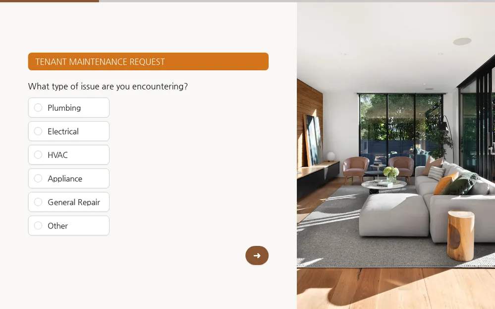 Tenant Maintenance Request Form Template template preview