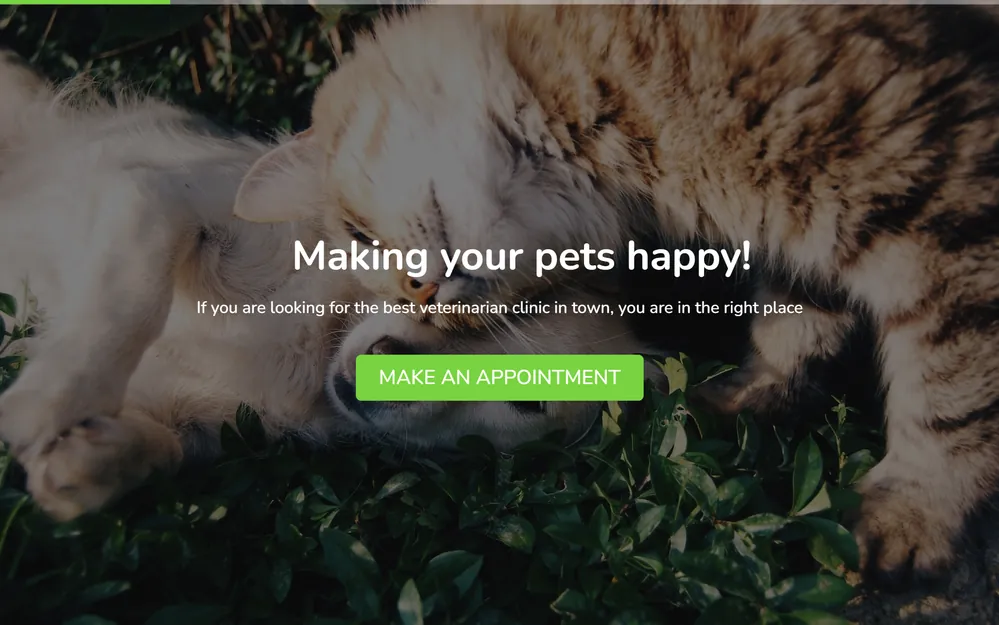 Veterinary Clinic Appointment Form Template template preview