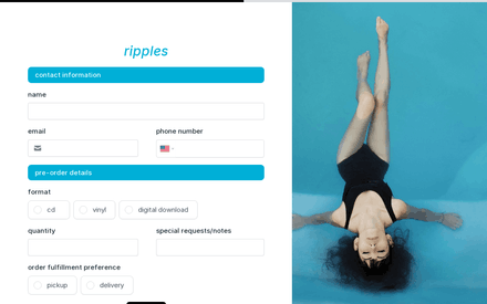 Page form page preview