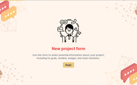 Cover form page preview