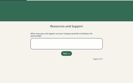 Resources form page preview
