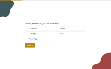 Rate form page preview