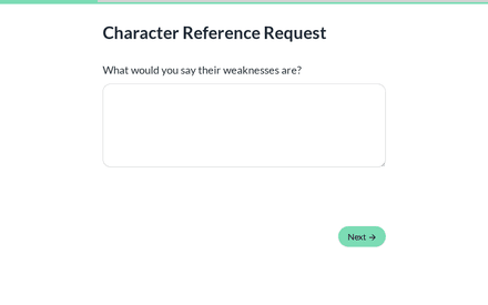 Weaknesses form page preview
