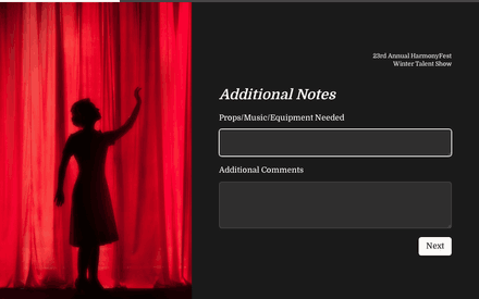 Additonal form page preview
