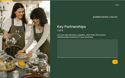 Partnerships form page preview