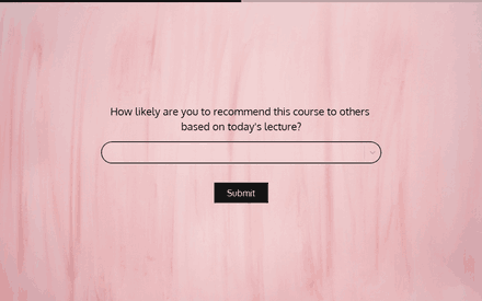 Recommendation form page preview