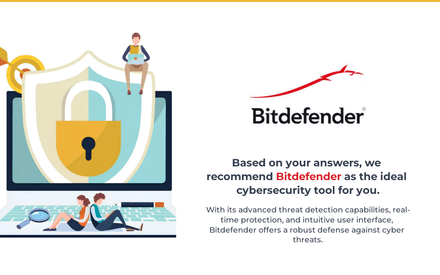 Bitdefender form page preview