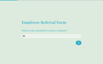 Phone form page preview