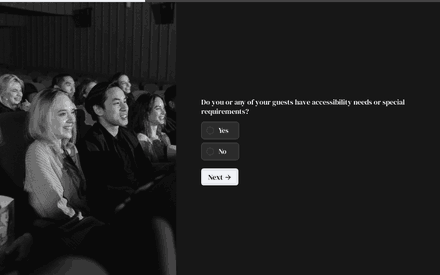 Accessibility form page preview
