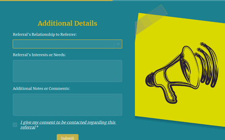 Additional Details form page preview