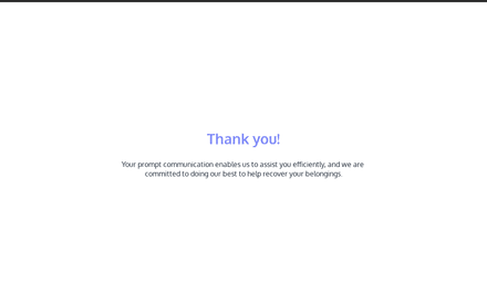 Lost Ending form page preview