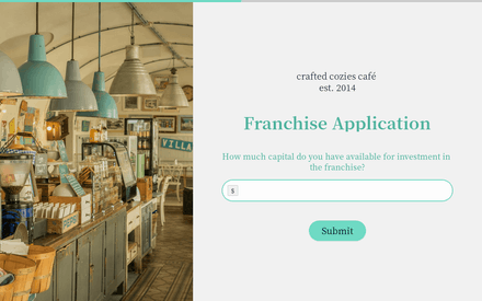 Capital form page preview