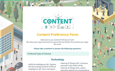 Page form page preview