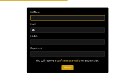 Registration form page preview