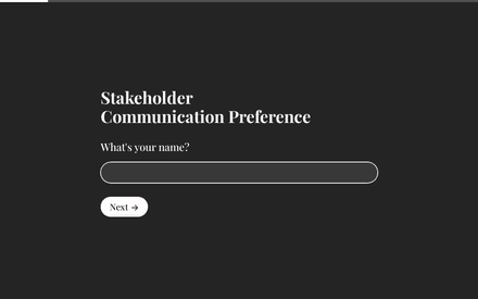Name form page preview