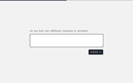 Comment form page preview