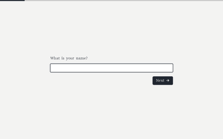 Name form page preview