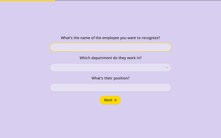Name form page preview