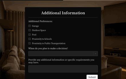 Additional form page preview