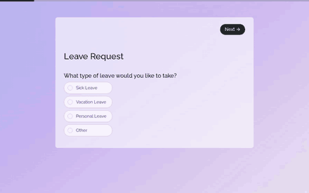 Type form page preview
