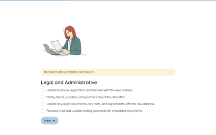 Legal form page preview