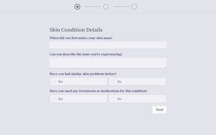 Condition form page preview