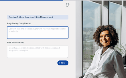 Compliance form page preview