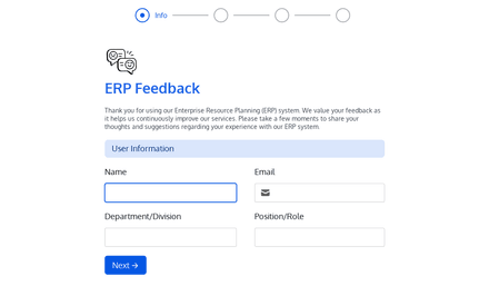 Info form page preview