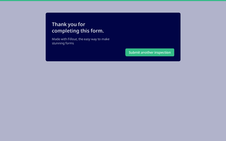 Ending form page preview