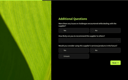 Additional form page preview